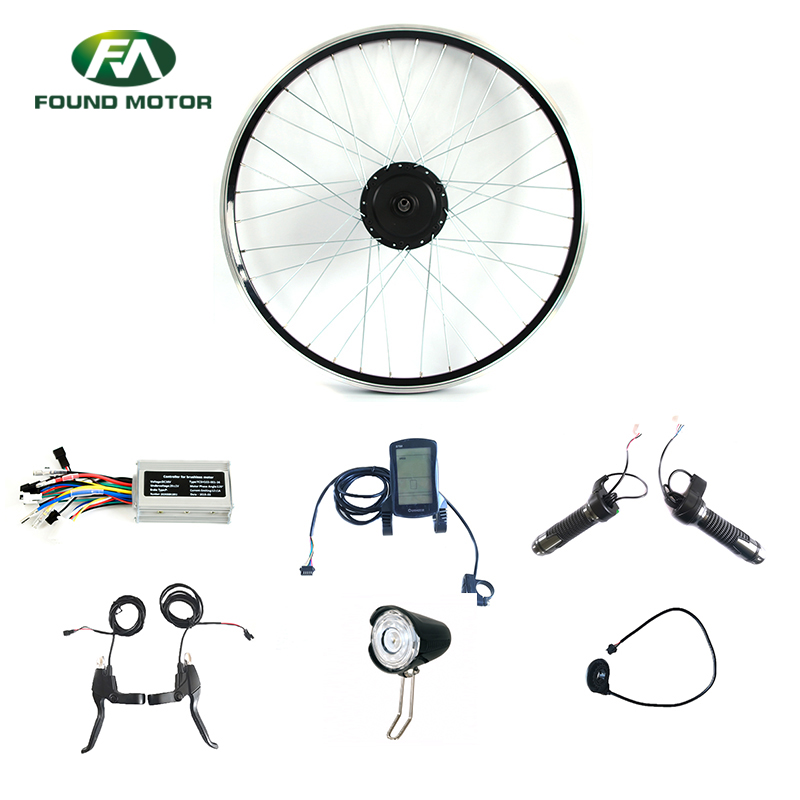 36V 350W BLDC geared Motor Electric Bike Conversion Kit with S700 LED/LCD display for electric bike 