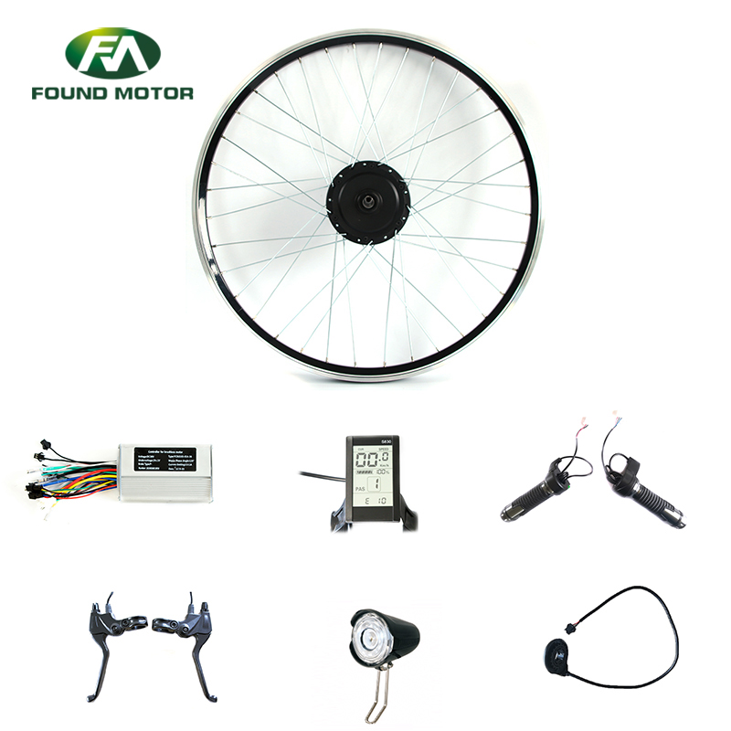 48V 350W Electric Bike Conversion Kit with Foc-6 Controller for Electric Bicycle