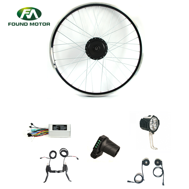 26'' 48V 350W Electric Bike Conversion Kit with DX-F Battery Indicate Throttle