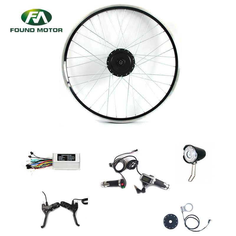 Electric Bike Conversion Kit 48V 350W with Optional Brake Lever