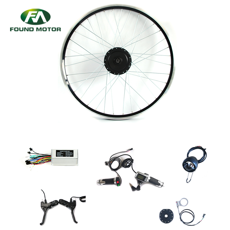 Electric Bike Conversion Kit 48V 500W with Optional Brake Lever