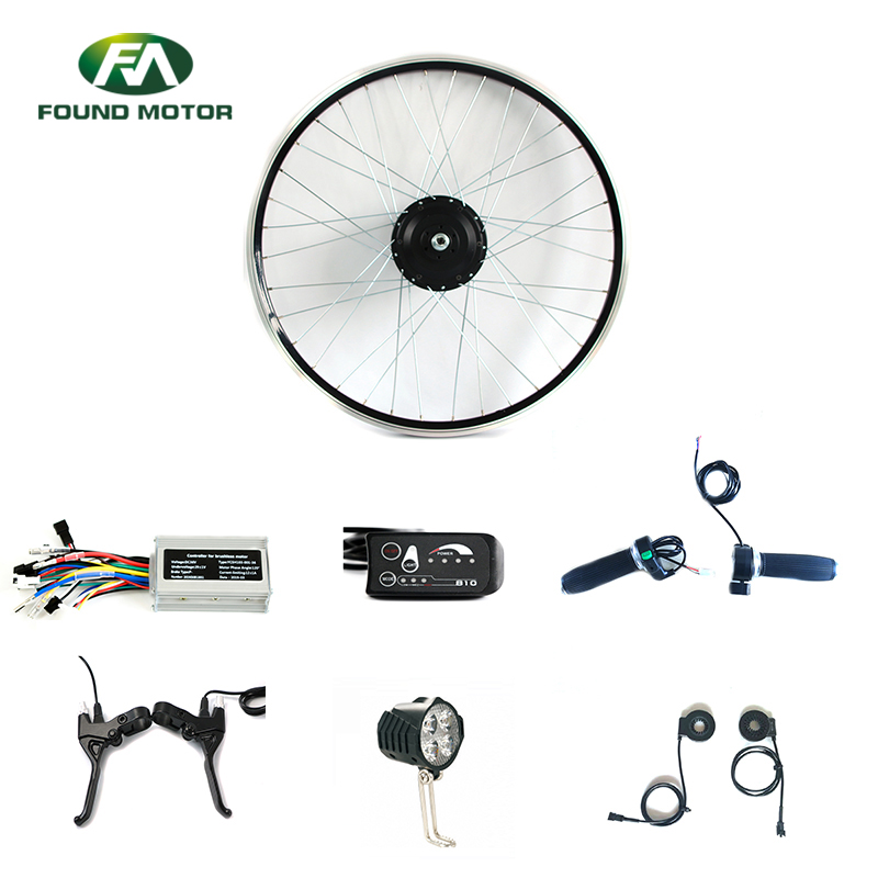 36V 350W BLDC geared Motor Electric Bike Conversion Kit with S810 display for electric bike