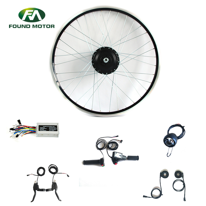 36V 250W BLDC geared Motor Electric Bike Conversion Kit with optional DX-D-2 throttle