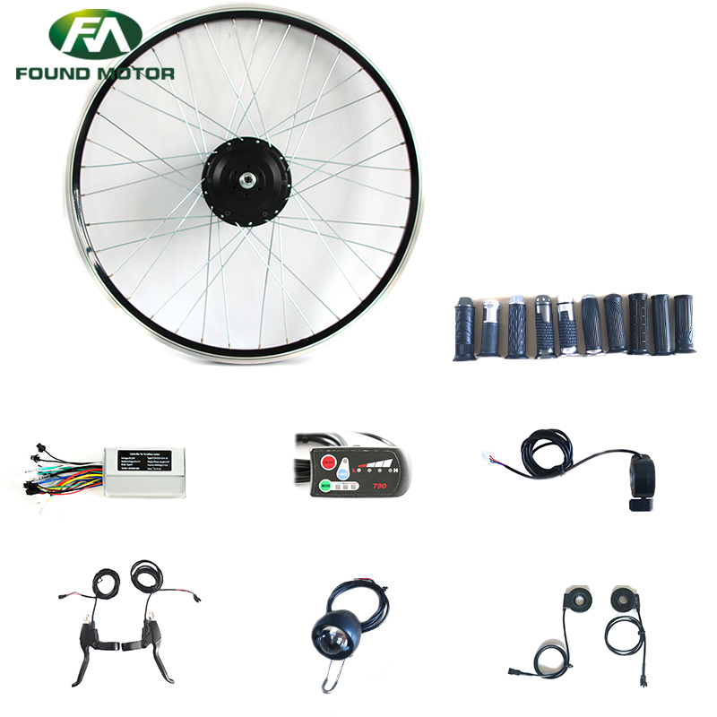 Electric Bike Conversion Kit with 48V BLDC Geared Motor Electric Hub Motor