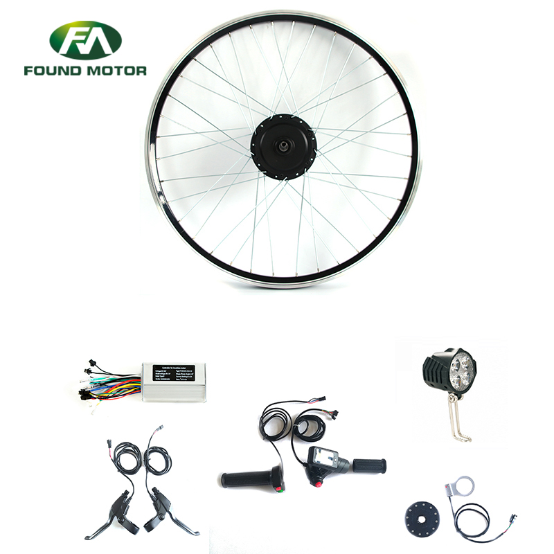 26'' 48V 350W Electric Bike Conversion Kit with Power Dispaly Throttle