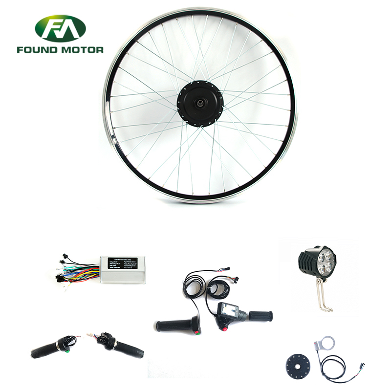 26'' 48V 500W Electric Bike Conversion Kit with Power Dispaly Throttle