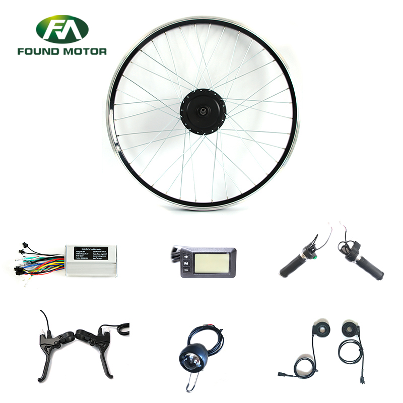 Electric Bike Conversion Kit with 48V 250W BLDC Geared Motor for Eletric Bicycle