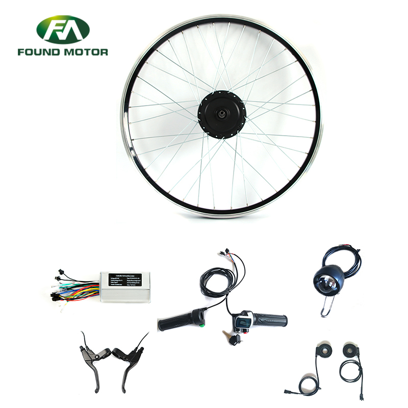 48V 350W Electric Bike Conversion Kit with Battery Indicate Throttle Electric Bike Accessories