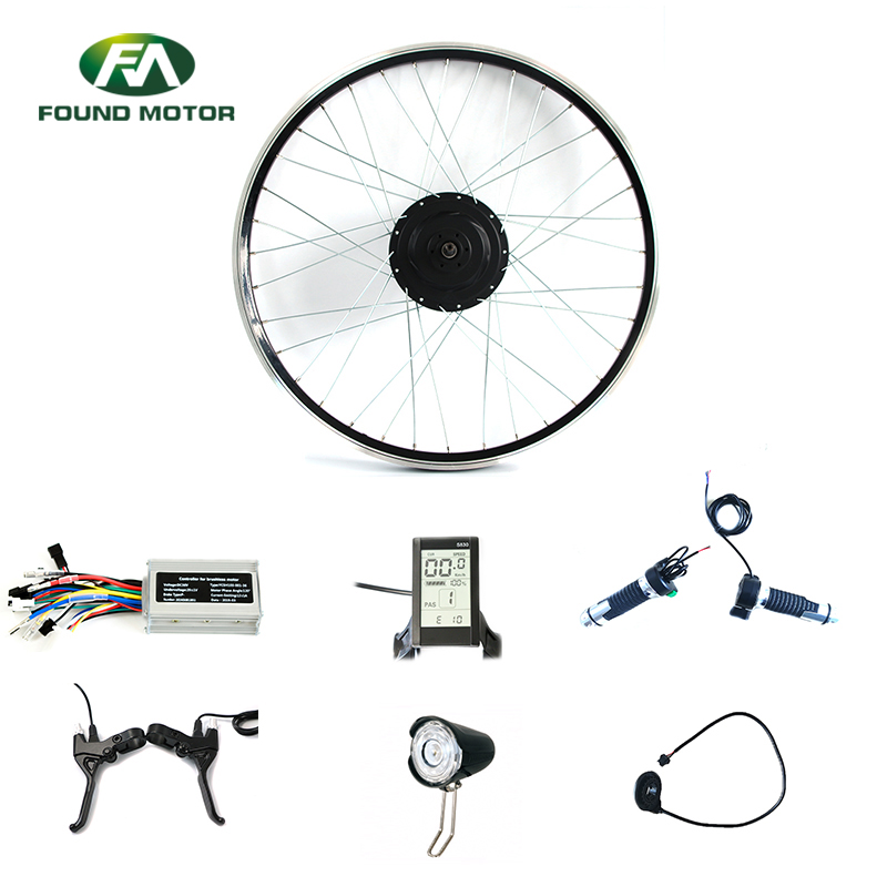 52V 500W BLDC geared Motor Electric Bike Conversion Kit with S830 LED/LCD display for electric bike