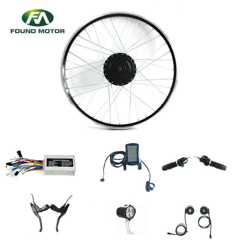 52V 500W BLDC geared Motor Electric Bike Conversion Kit with S700 LED/LCD display for electric bike 