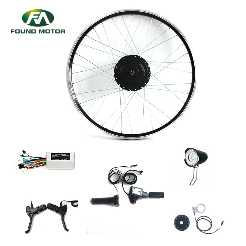 60V 500W BLDC geared Motor Electric Bike Conversion Kit with DX-D-2 throttle