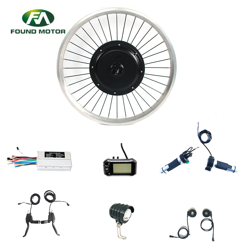 48V 750W BLDC Geared Motor Electric Bike Conversion Kit with Normal Connectors