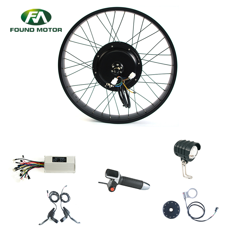 Electric Bike Conversion Kit DSDX -1+1838 Throttle With D -022 Front Light For Electric Bike And Electric Bicycle